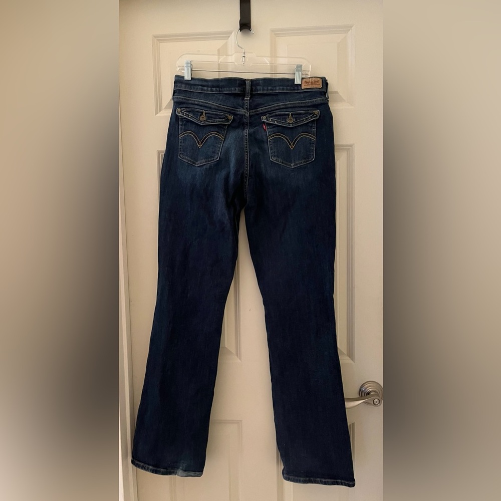 Women’s Levi’s 515 Classic bootcut blue jeans, size 12 Mid Rise